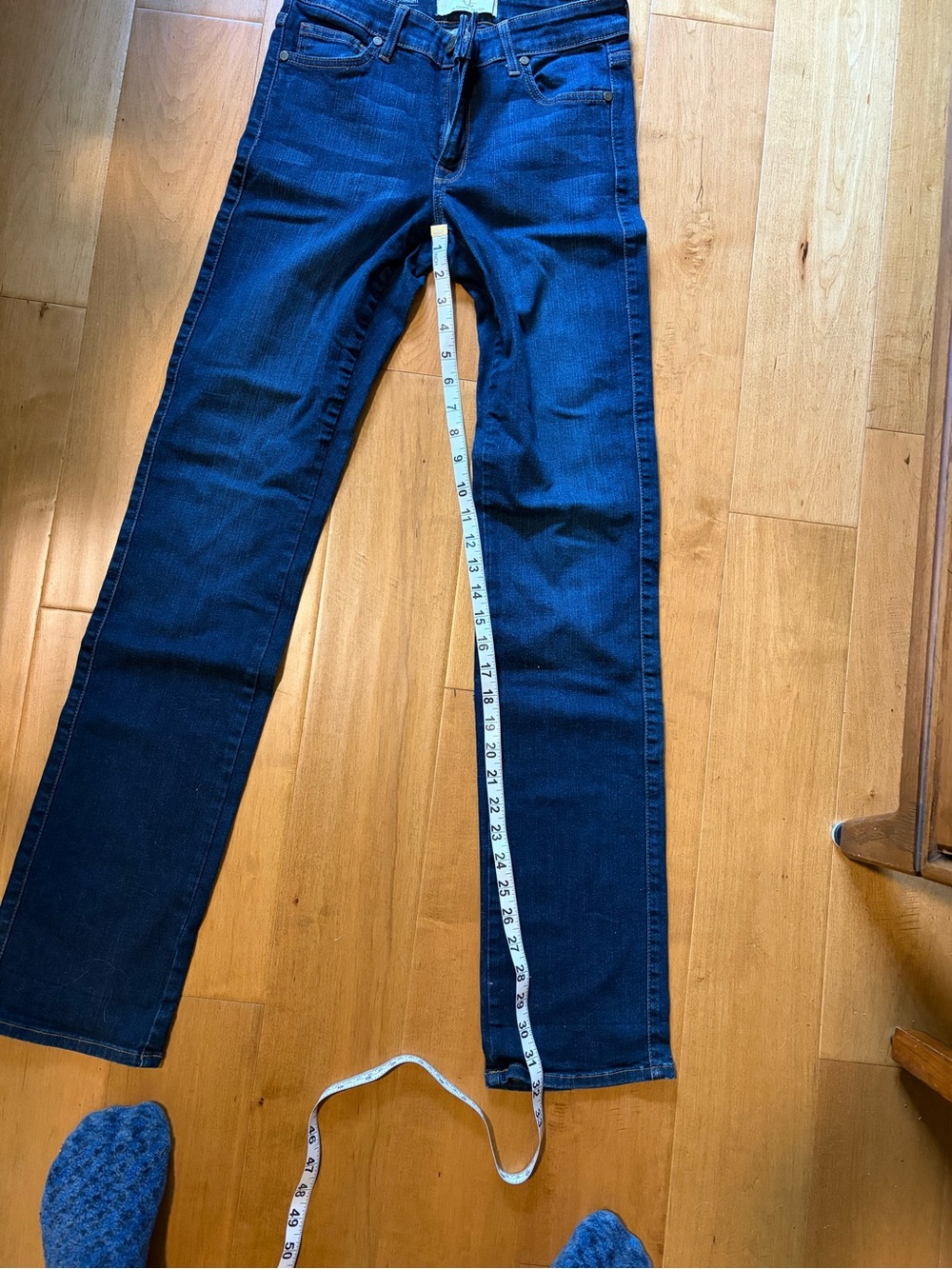 Women’s Straight Leg Jeans in Deep Indigo by C Wonder - Picture 5 of 6